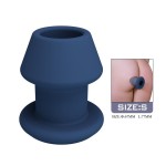 MR PLAY - JACK BLUE SILICONE OCO PLUG ANAL TAMANHO S